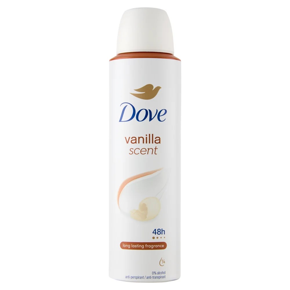 DOVE DEO VANILLA SCENT 48H 150ML (6BUC/SET) 8720181565861