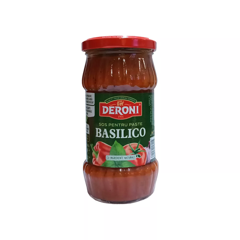 DERONI SOS PASTE BASILICO 310GR (6BUC/BAX) 3800740030513