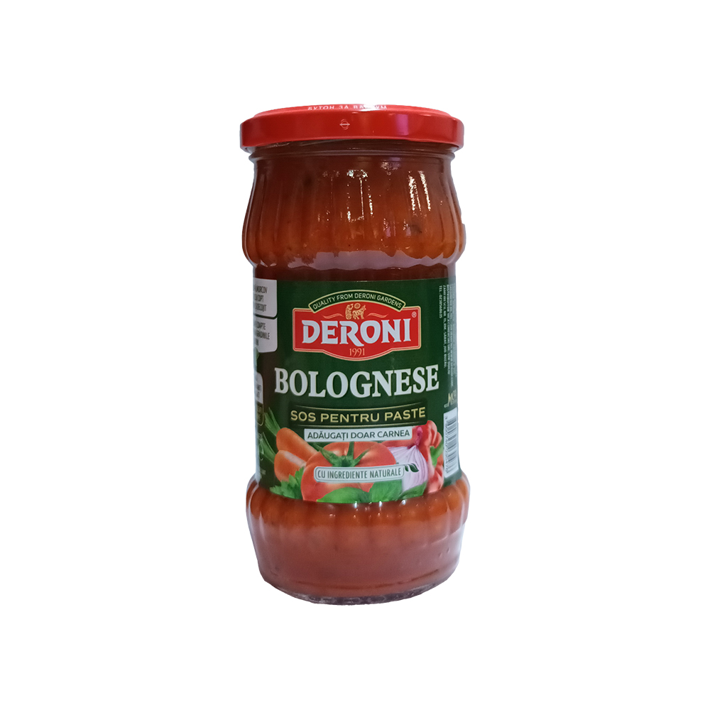 DERONI SOS PASTE BOLOGNESE 310GR (6BUC/BAX) 3800740030476