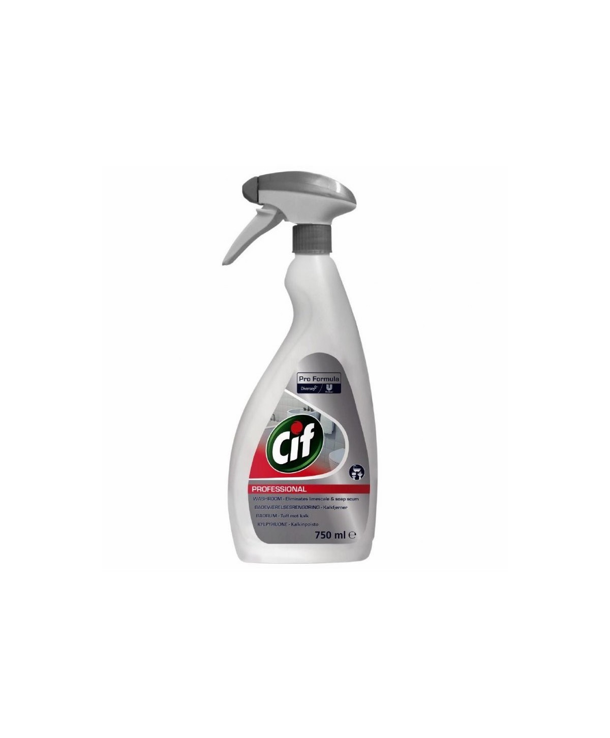 CIF WASHROOM CLEANER PROFESSIONAL 750ML (6BUC/BAX) 7615400116935