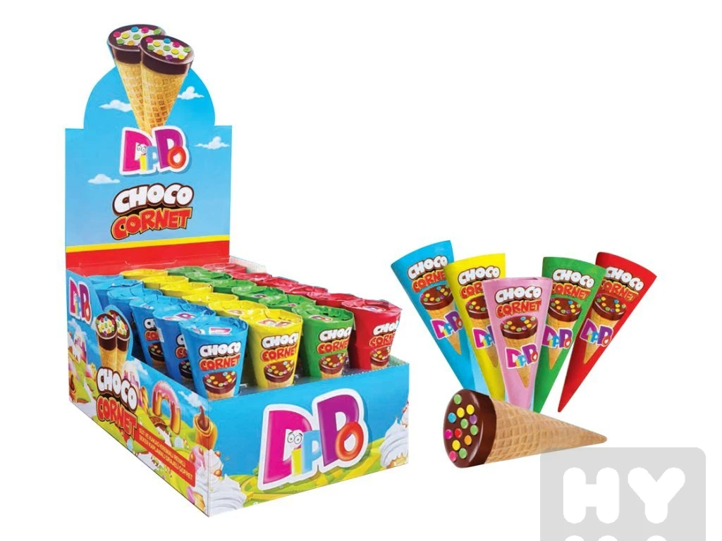 ZV. DIPPO CHOCO CORNET  25 g   6 x 24 buc 8682134080053
