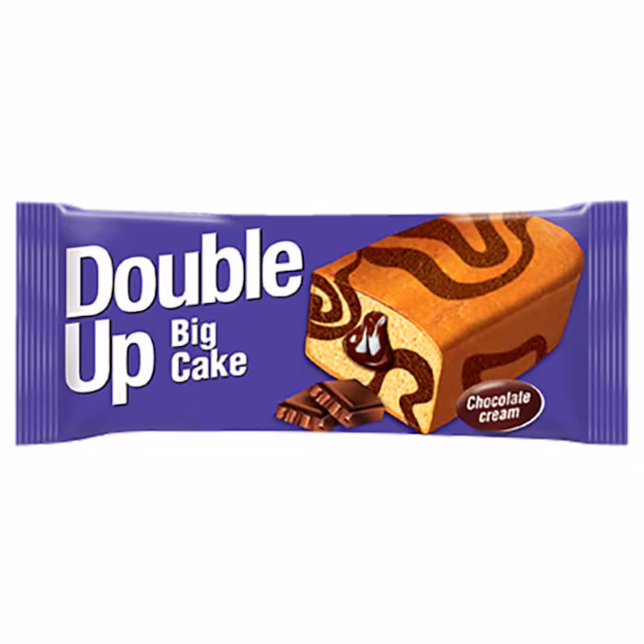 DOUBLE UP big cake prajitura cu crema de ciocolata 50gr 8692806122806