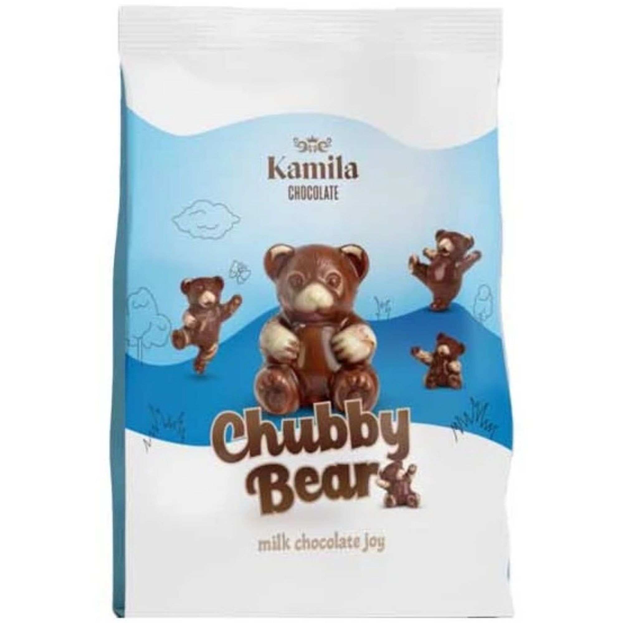 KAMILA URSULETI CIOC.BEAR BLUE 600GR (8BUC/BAX) 3904647850943