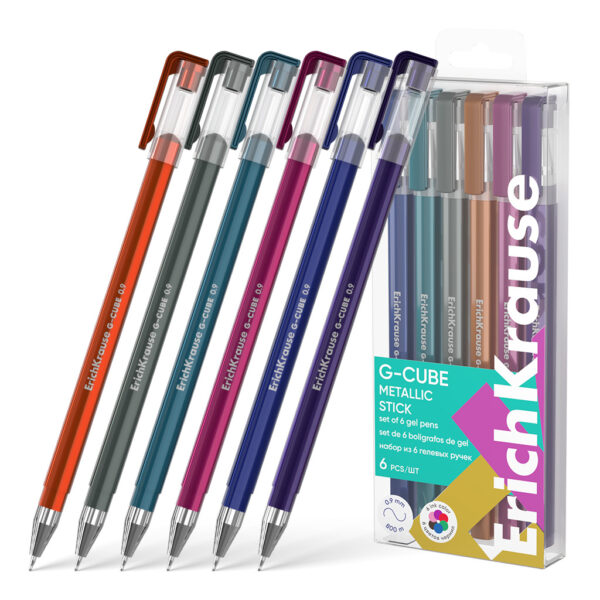 SET 6 PIXURI ERICH G-CUBE STICK METALIC (6BUC/SET) 4041485613077