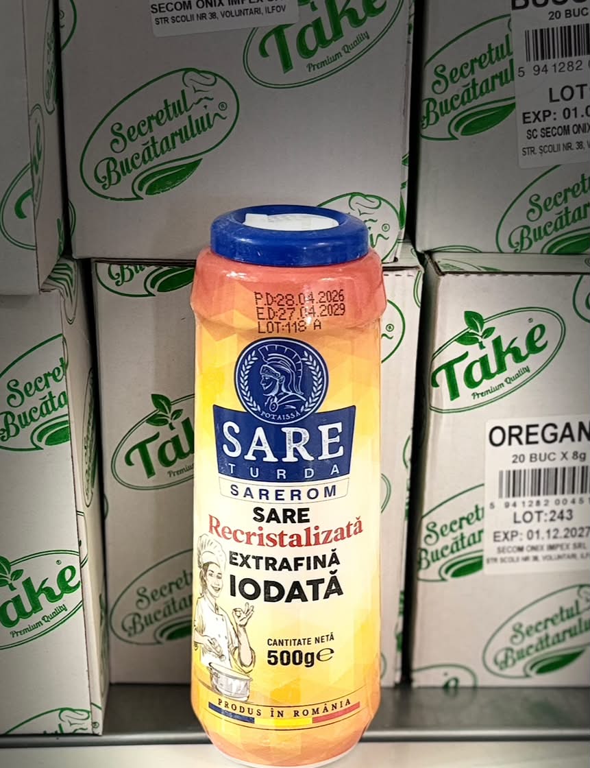 SARE DE MARE IODATA 500G FLACON 10BUC/BAX 5941337326737