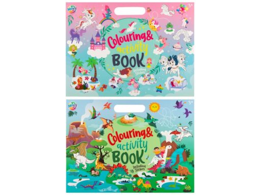 CARTE DE COLORAT&ACTIVITATI+ABTIBILDURI 25 FOI 26X35.5CM 8715427148724