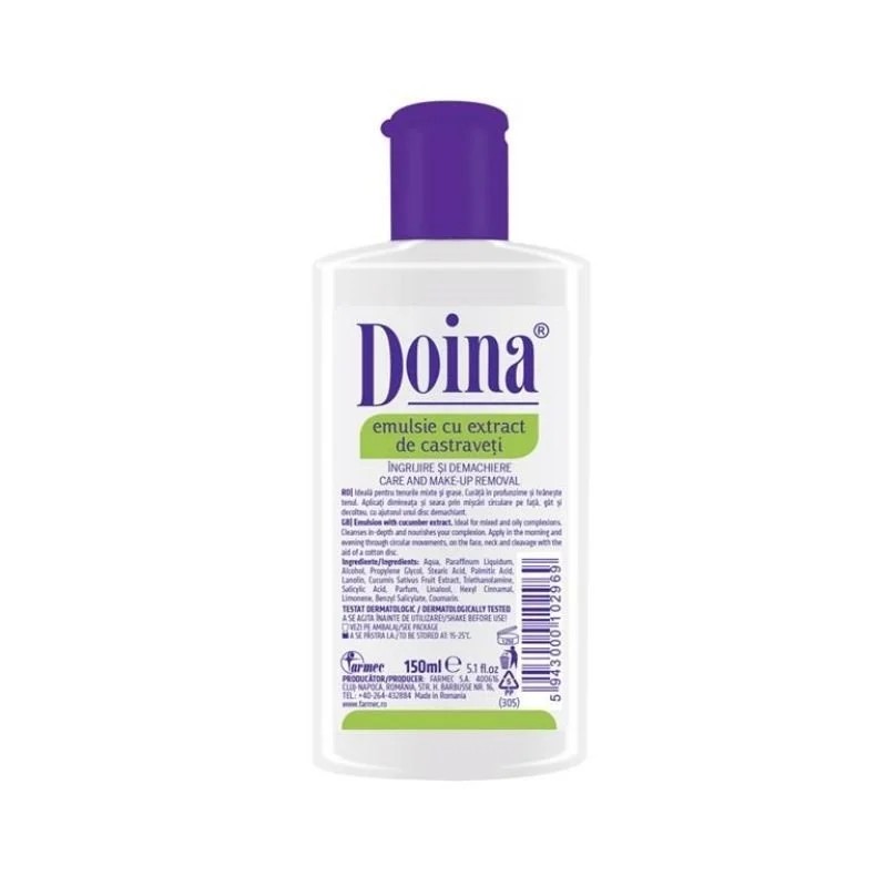 DOINA EMULSIE EXTRACT DE CASTRAVETE 150ML (12BUC/BAX) 5943000102969