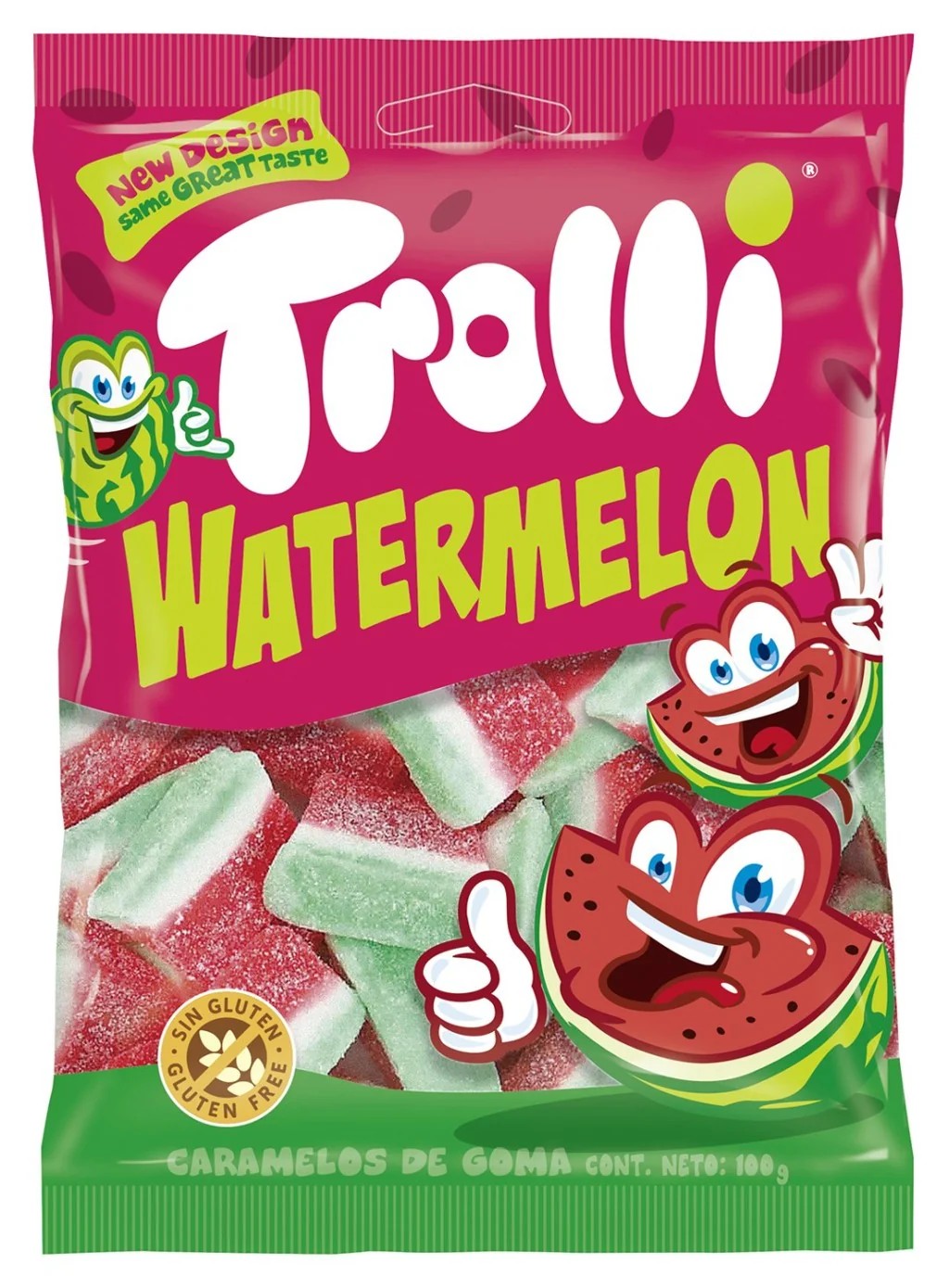 TROLLI WATERMELON 100GR (16BUC/BAX) 8436556391163