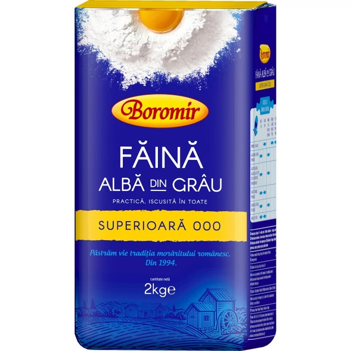 BOROMIR FAINA ALBA 2KG (6BUC/BAX) 5941300004013