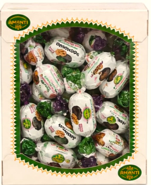 BOMBOANE AMANTI PRUNE CU NUCA 1 KG 4820242392222