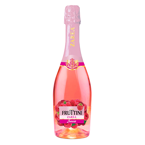 ZAREA FRUTTINI ZMEURA 0.75L,7%, COCKTAIL EFERVESCENT CU SUC DE ZMEURA 5942017009315
