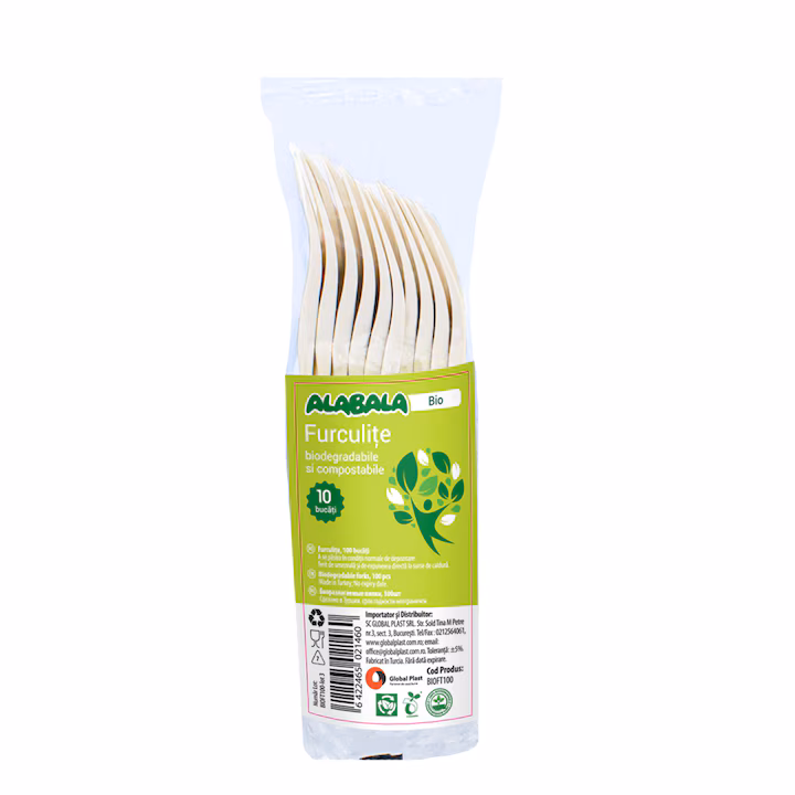 ALABALA furculite bio 10/set 6422465021491
