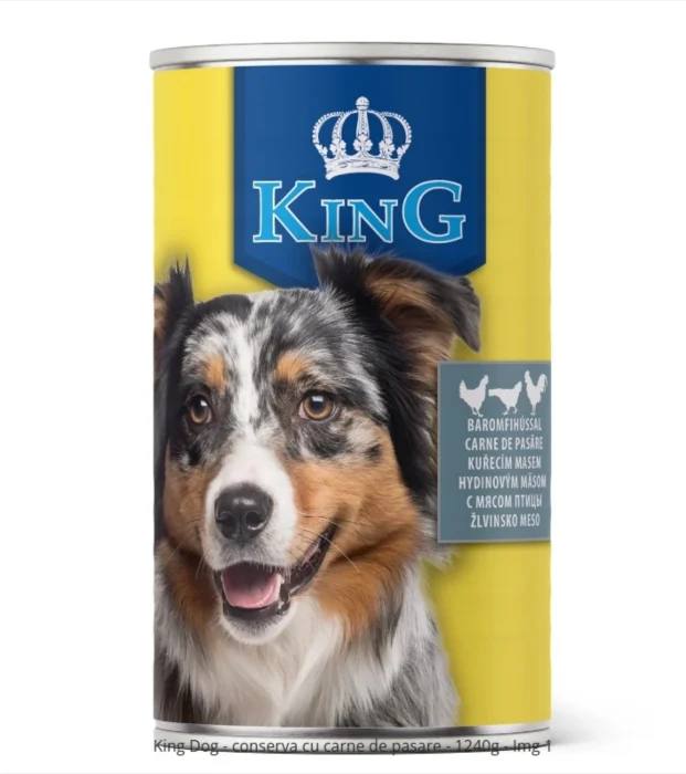 KING CONSV.PT.CAINI CU PASARE 1240GR 5999563941248