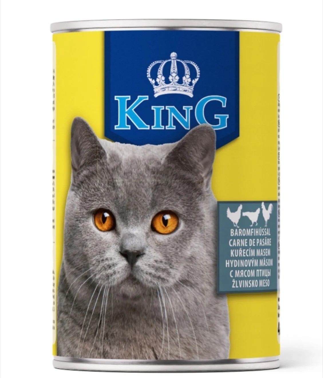 KING CONSV. PENTRU PISICI CU PASARE 415GR 5999563942290