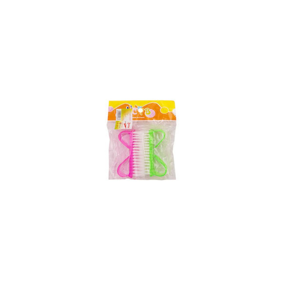 ZOREX basic perie unghii plastic 2/set 6422465002667