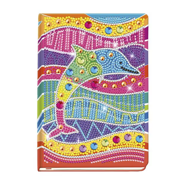 NOTEBOOK DOLPHINE DIAMOND PAINTING 8714274079755