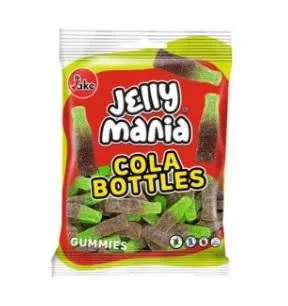 JAKE JELEURI SUGARED COLA BOTTLES 100G 8412147570117
