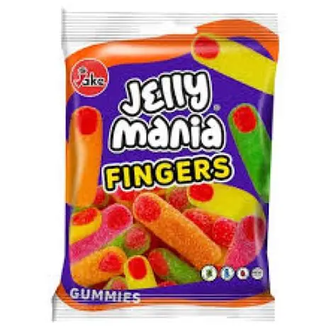 JAKE JELEURI SOUR FINGERS 100G 8412147570544