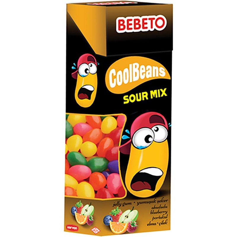 BEBETO BEANS SOUR MIX 30GR (12BUC/CUT) 8690146128724