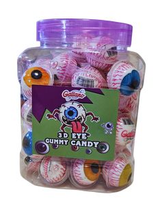 JELEURI GUMMY CANDY EYE  10 g 50 buc 1 x 12 buc 6426980520866