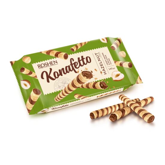 ROSH.KONAFETTO ROLLS CREMA ALUNE 140 GR 4823077633058