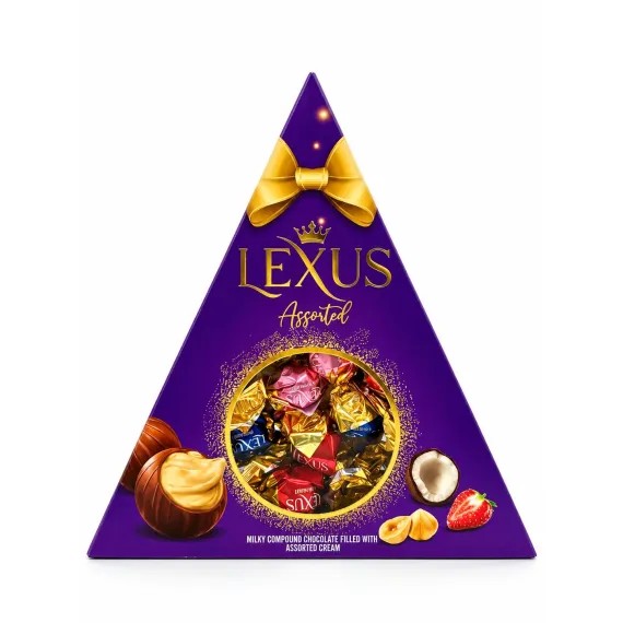 LEXUS BOMB. TRIUNGHI CU PEANUT 120GR (18BUC/BAX) 8699462605490