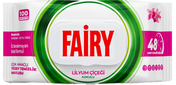 FAIRY CLEAN WIPES LILIUM (100BUC/SET) 8681554633122