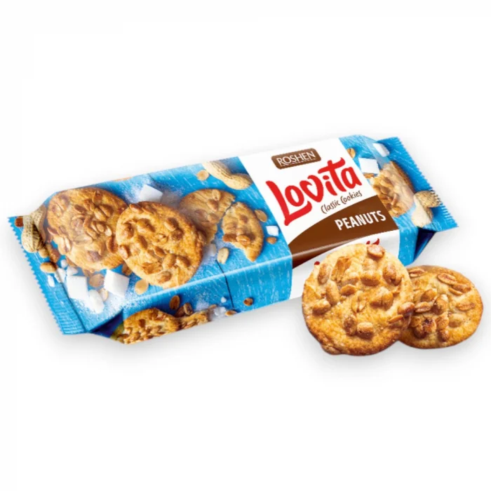 ROSH."LOVITA" BISC.CU ARAHIDE 150GR 4823077633348