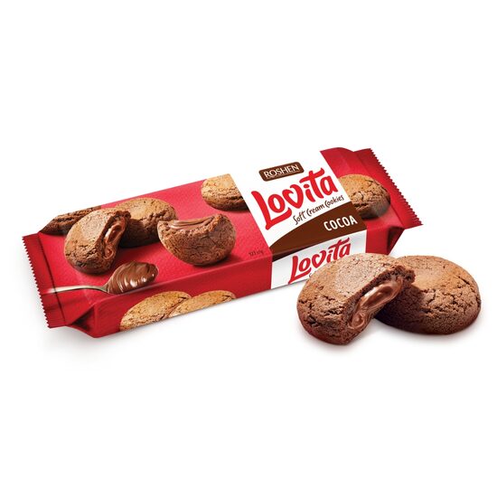 ROSH."LOVITA SOFT"BISC.UMPL.CHOCO 127GR 4823077641367