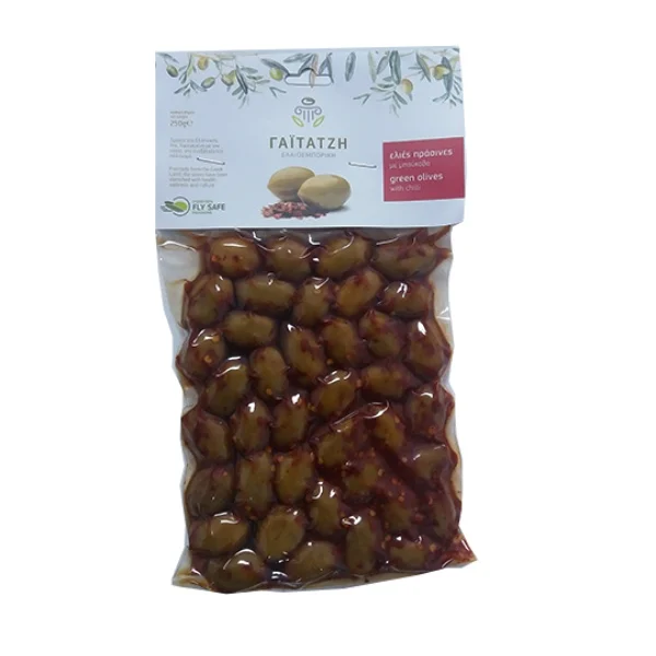 MASLINE NAT.VERZI CHILI IN VID 250GR 5949450455358