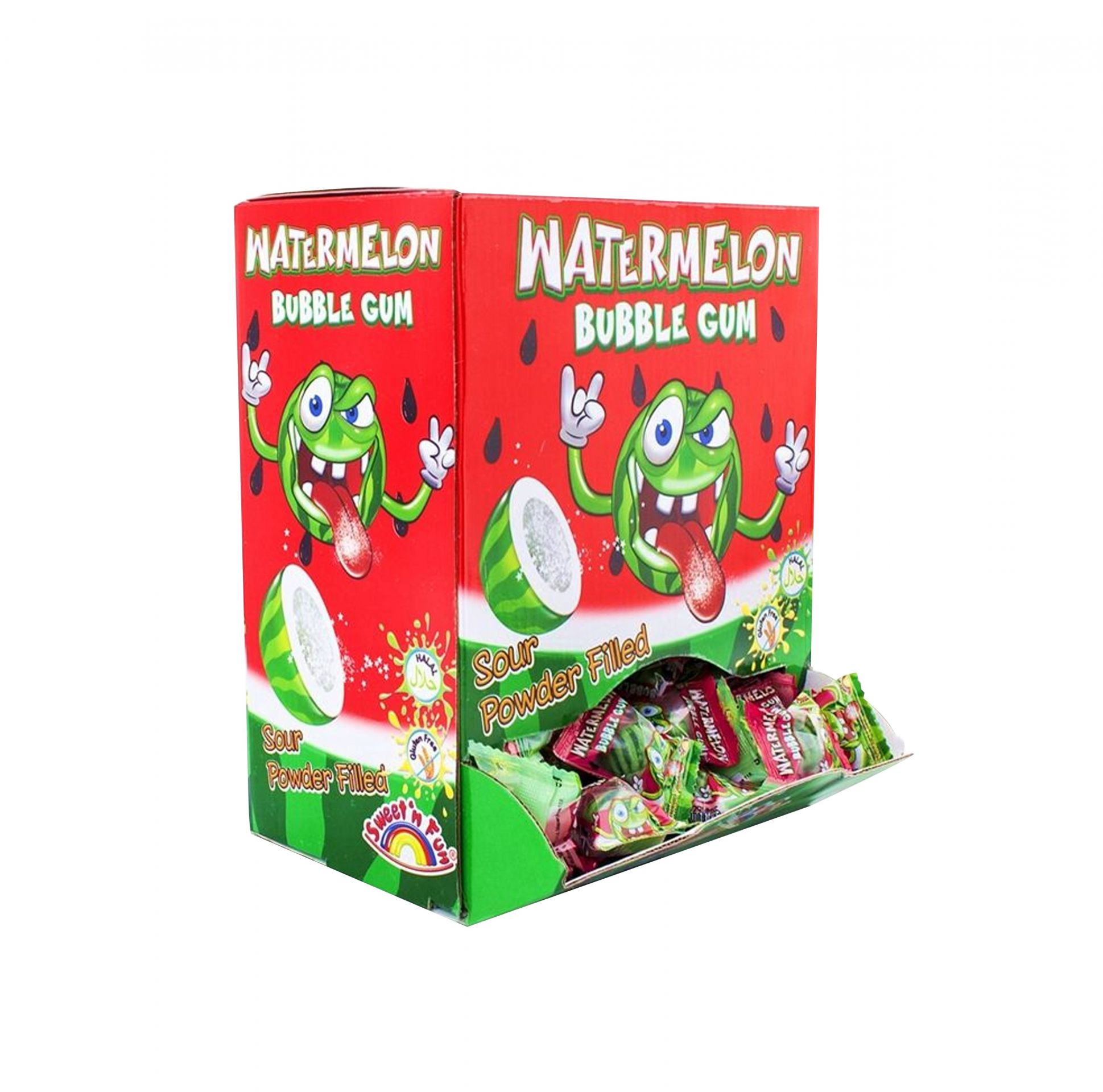 BUBBLE GUM WATERMELON CUTIE 4GR (150BUC/CUT) 5901968610261