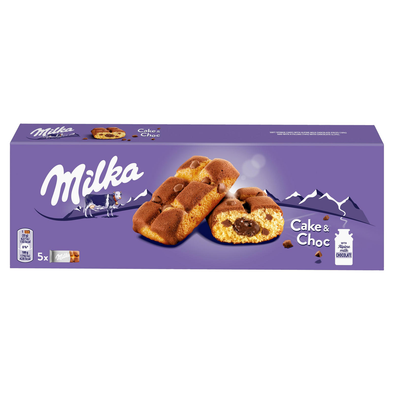 MILKA CAKE&CHOC 175GR (14BUC/BAX) 7622300784751