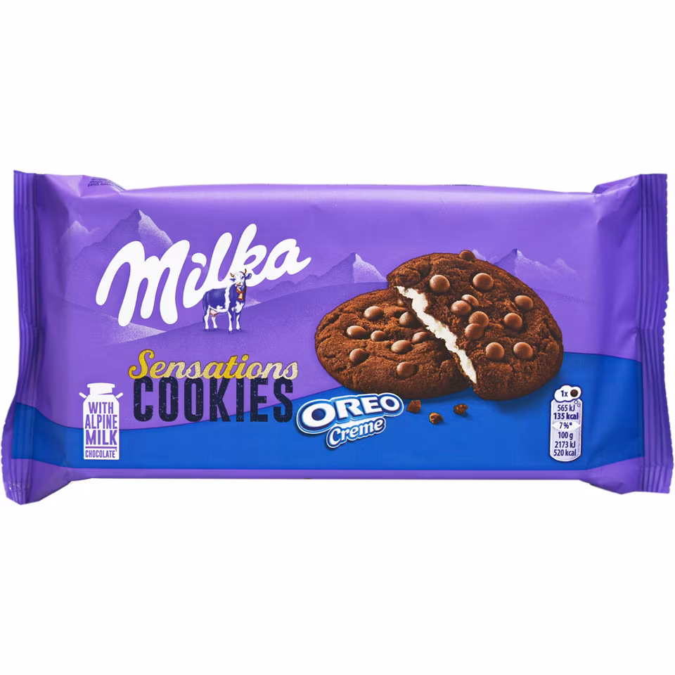 MILKA BISC CU CREMA OREO 156g (12buc) 7622201152000