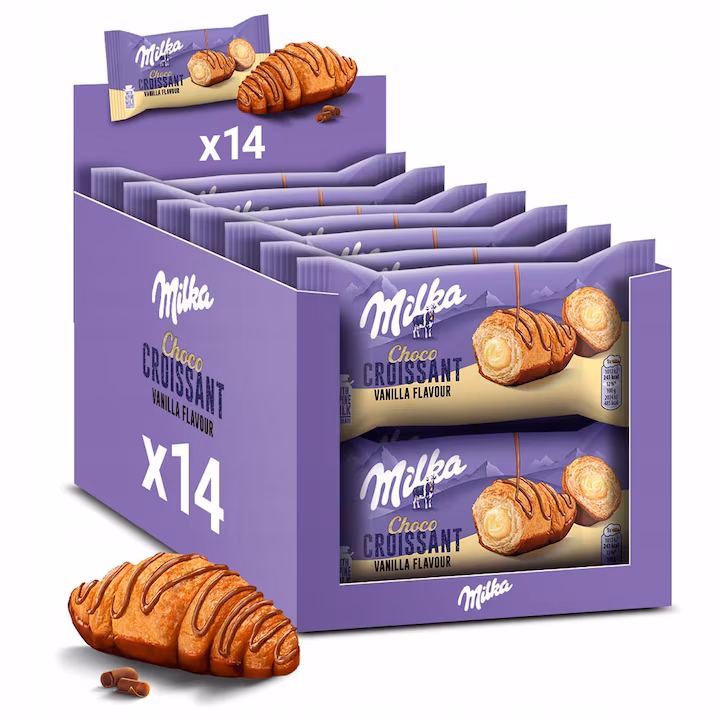MILKA CROISSANT VANILLA 50G  (14B) 7622202254215