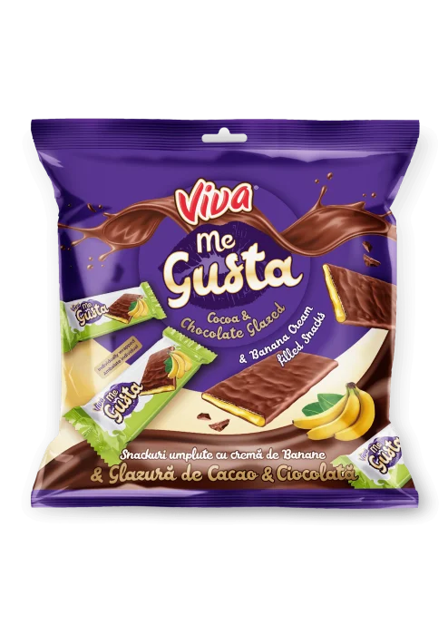 VIVA ME GUSTA SNK.BANANE+GL.CIOC 70G 5941311024505