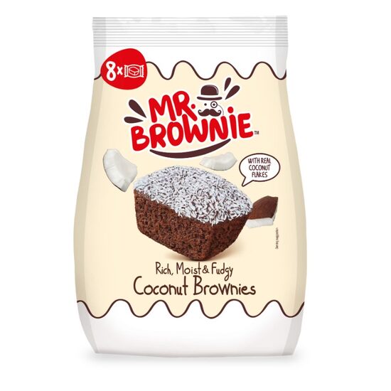 MR BROWNIE PRAJITURA CU FULGI DE COCOS 200GR 8411037892315