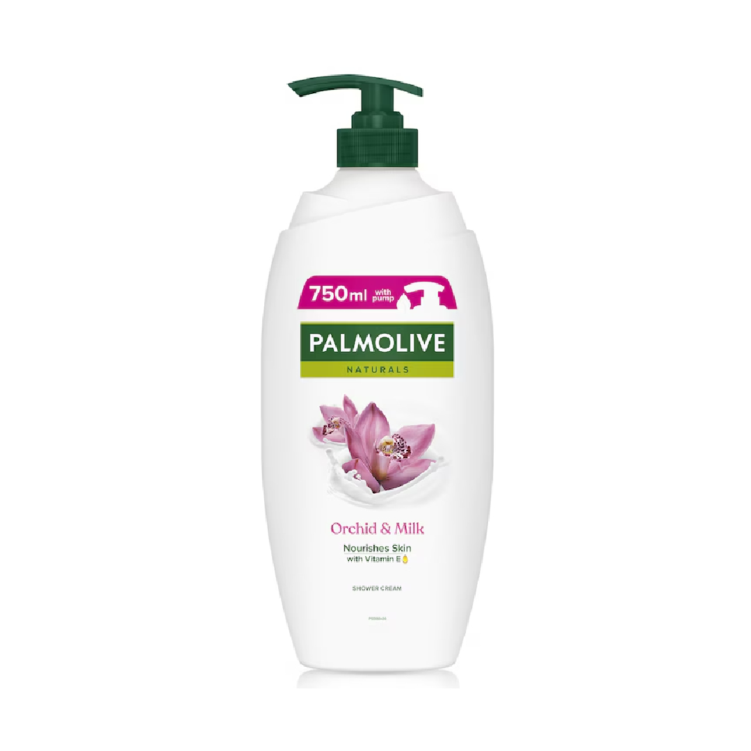 PALMOLIVE GEL DE DUS CU POMPITA ORKID&MILK 750ML (12BUC/BAX) 8693495035972