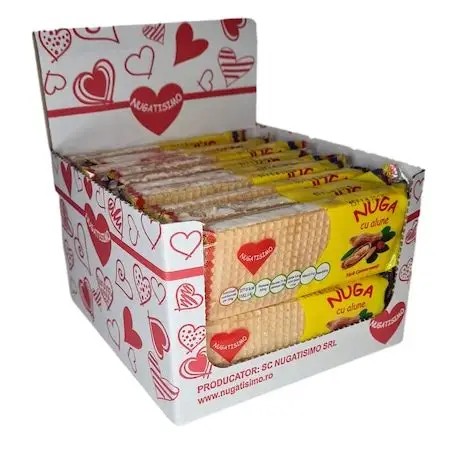 NUGATISIMO NUGA CU ALUNE 50GR (20BUC/CUT) 6420144001734