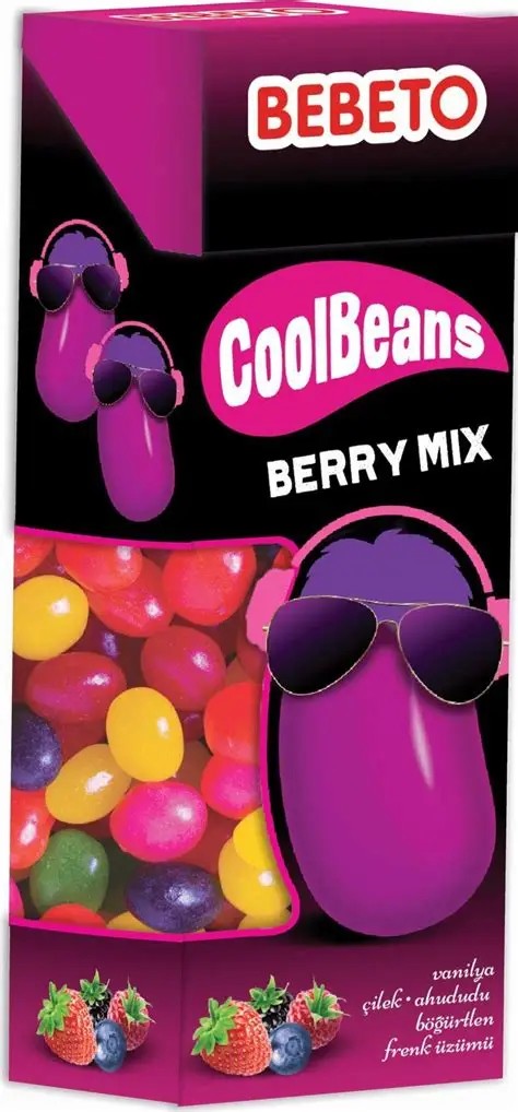 BEBETO BEANS BERRY MIX 30GR (12BUC/CUT) 8690146128182