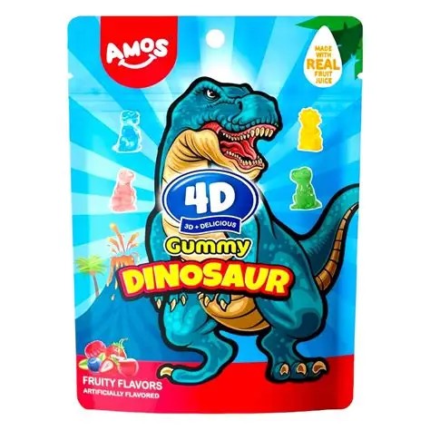 4D GUMMY DINOZAUR 65GR (12BUC/CUT) 6936756275994