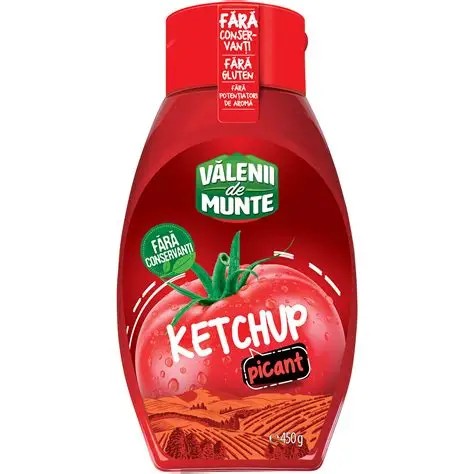 VALENII DE MUNTE KETCHUP PICANT 450GR (10BUC/BAX) 5941588014308