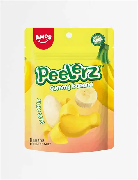 CANDY PEELERZ GUMMY BANANA 65G (24BUC/BAX) 6936756277271