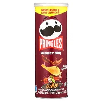 PRINGLES CANADIAN STYLE SWEET&SMOKY BBQ 165GR (19BUC/BAX) 5053990195183