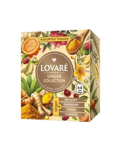 CEAI TISANES LOVARE GINGER 57.6GR (32BUC/CUT) 4823115405944
