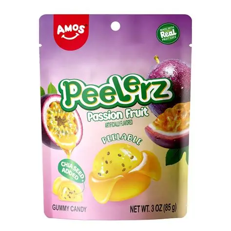 CANDY PEELERZ GUMMY PASSION FRUIT 65GR (36BUC/BAX) 6936756289939