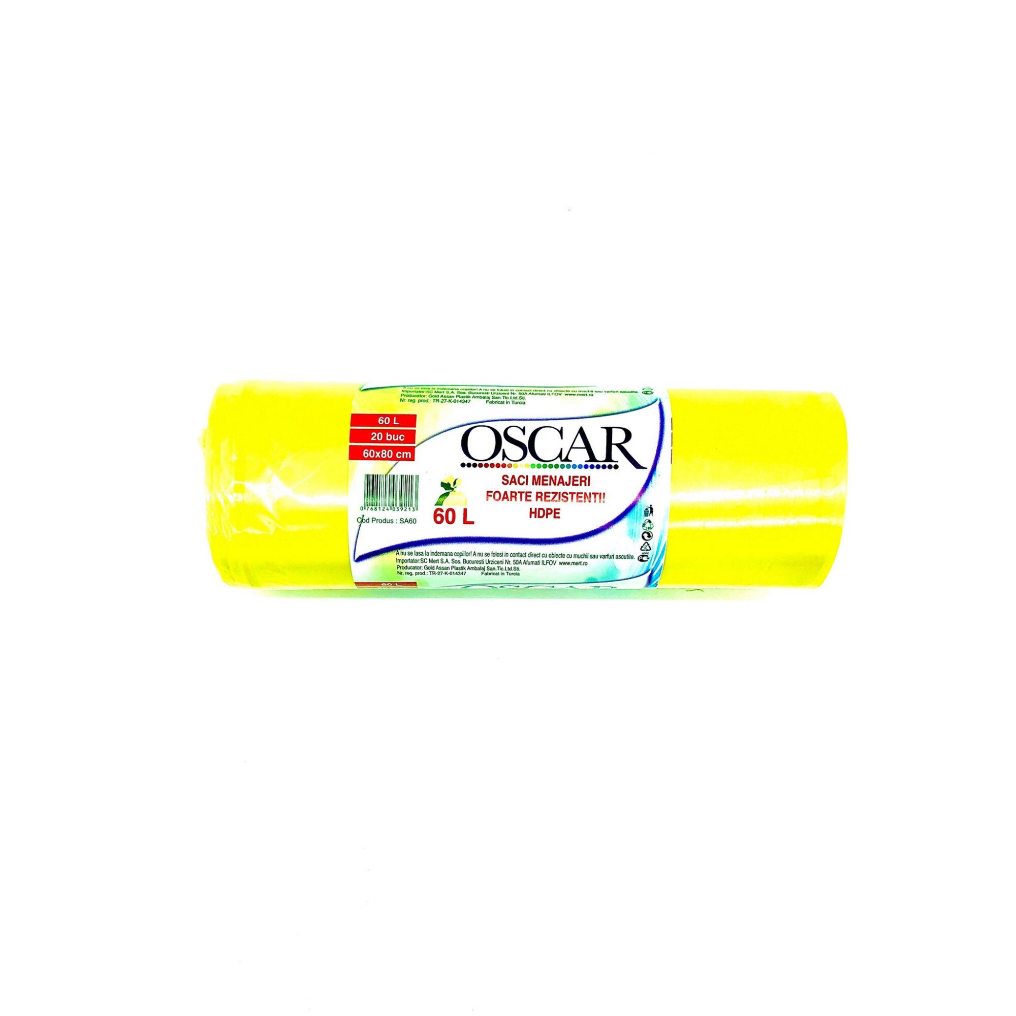 OSCAR  SACI MENAJERI 60 L 0684811773355