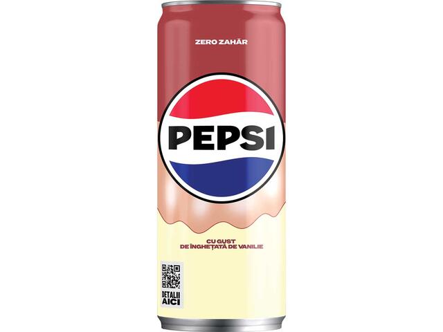 PEPSI ZERO CAN INGHETATA CU GUST VANILIE 330ML 5942204008299