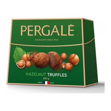 PERGALE BOMBOANE TRUFFLES HAZELNUT 200GR (16BUC/BAX) 4770179180235