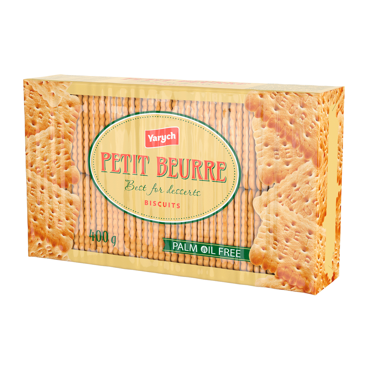 YARYCH PETIT BEURRE  400GR (16BUC/BAX) 4820154483087