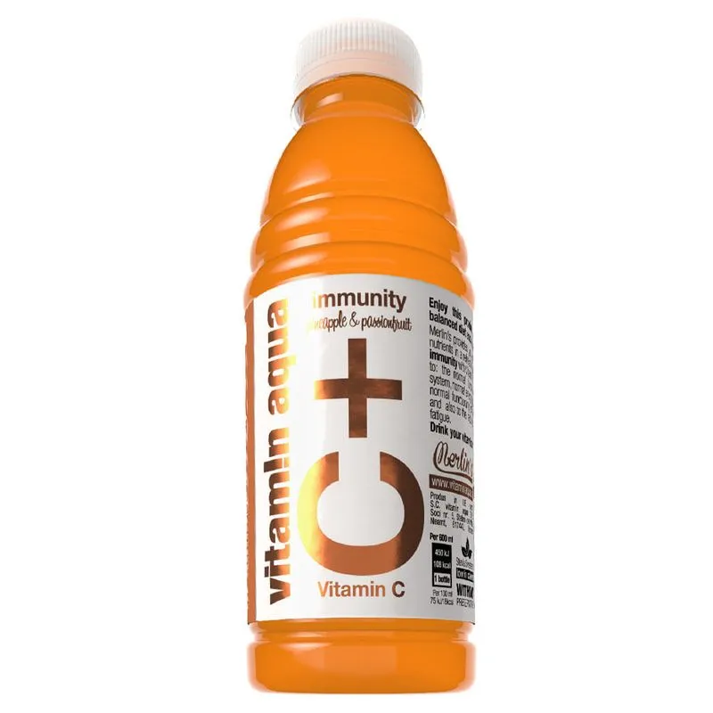 VITAMIN AQUA C+ PINEAPPLE PASSIONFRUIT 0.6L 5942328201132